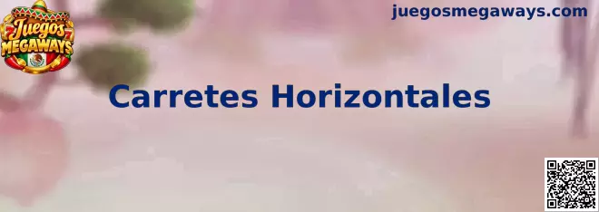 Diagrama ilustrativo de Carretes Horizontales sobre una cuadrícula de Juegos Megaways